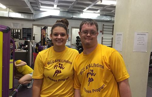 Student and participant in the program smiling