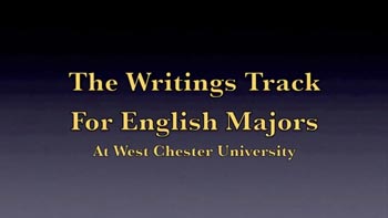 The Writings Track for English Majors at West Chester University Video