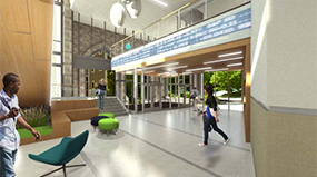 College of Business and Public Affairs Interior - Lobby