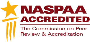 NASPAA Acredited - The Commission on Peer Review and Accreditation logo