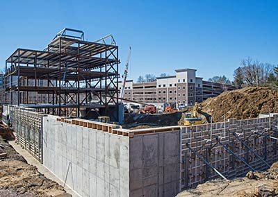 Construction of the new CBPA Center