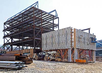 Construction of the new CBPA Center