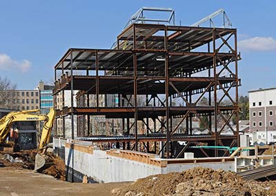 Construction of the new CBPA Center