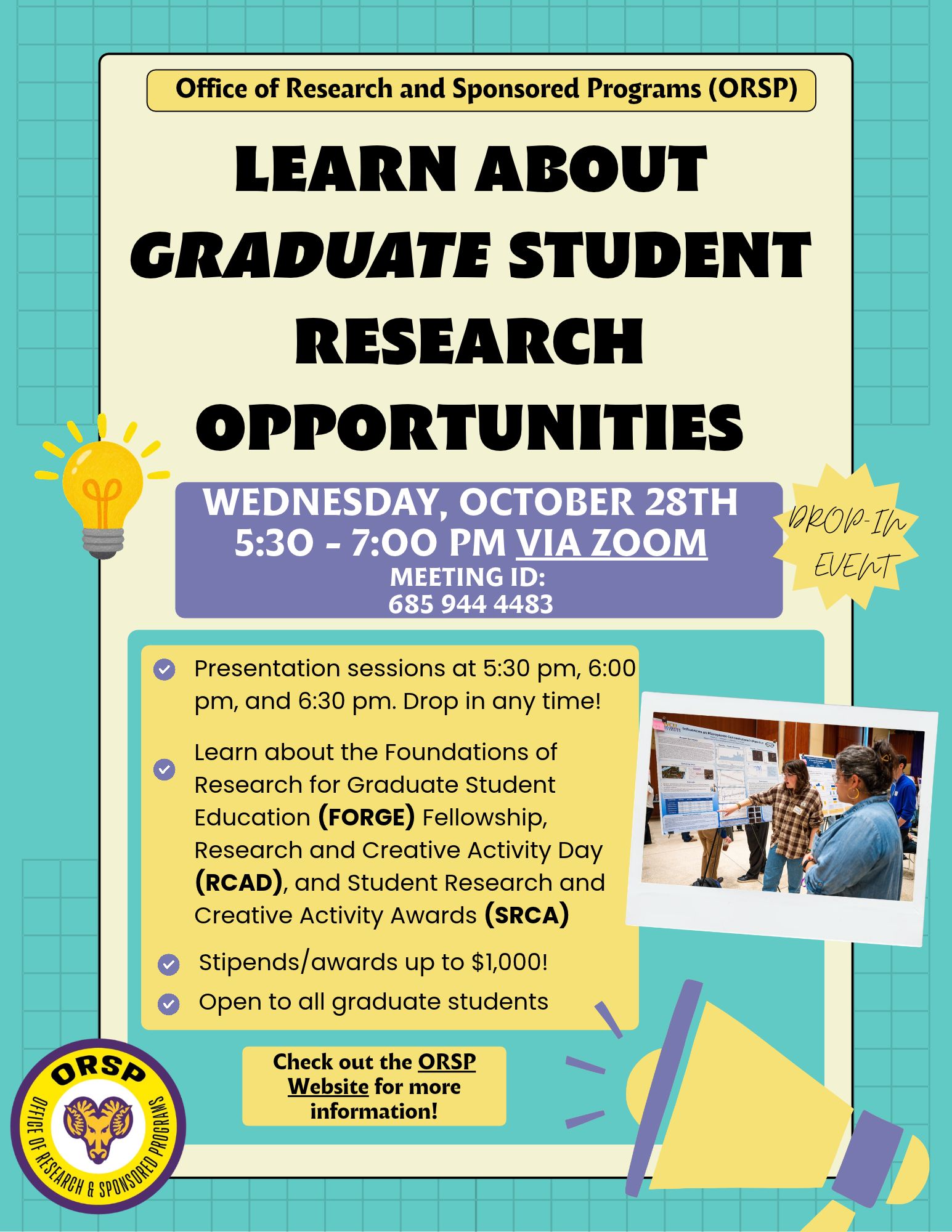Virtual Grad Student Research Event