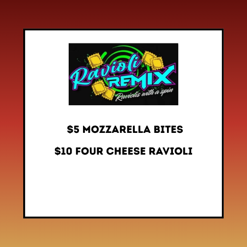 Ravioli Remix Menu Ravioli Remix Menu