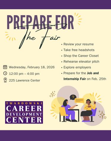 Prepare for The Fair Wednesday, February 18, 2026 12:00pm - 4:00pm 225 Lawrence Center