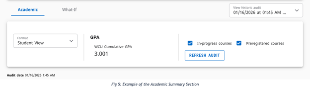 Refresh Audit Screenshot
