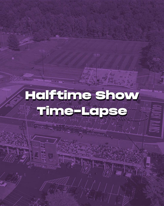 Half time show time-lapse - video