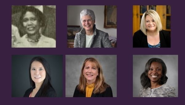 (L to R Top) Ruby Jones, Dr. Madeleine Wing Adler, Dr. R. Lorraine Bernotsky, (L to R Bottom) Dr. Bessie Lawton, Dr. Susan R. Fiorentino, ESQ., Dr. Angela Clarke