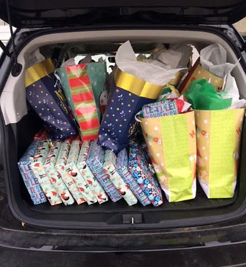car of gifts