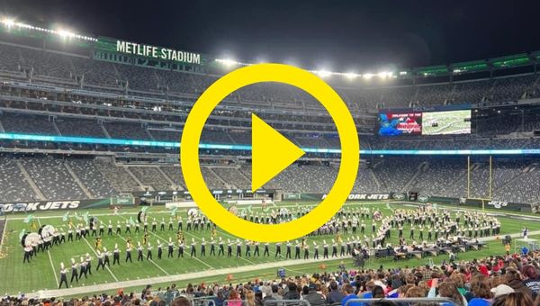 WCU Band performing at Metlife Stadium