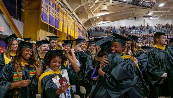 graduates celebrating