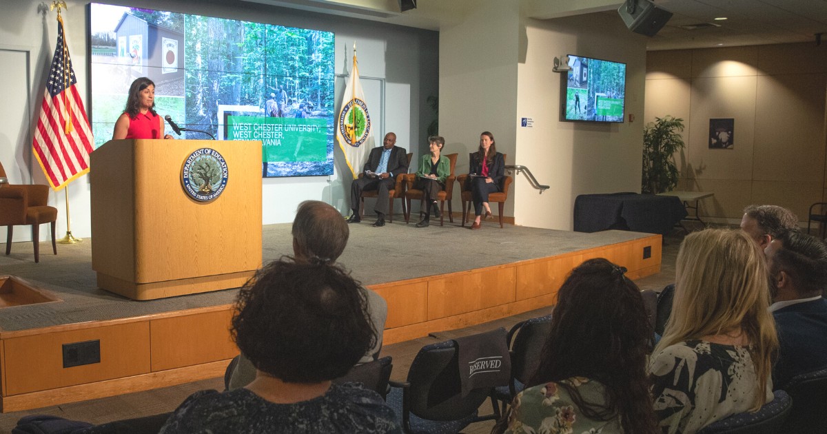 Andrea Suarez Falken, special advisor for infrastructure and sustainability, U.S. Department of Education