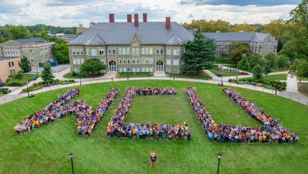 WCU Formation in the quad