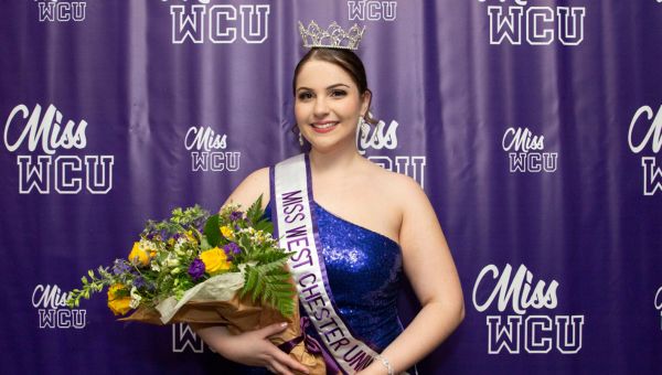 West Chester University student Stella Downey, the new Miss West Chester University 