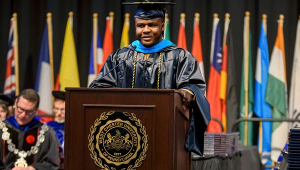 commencement student speaker, Amah Dunor 