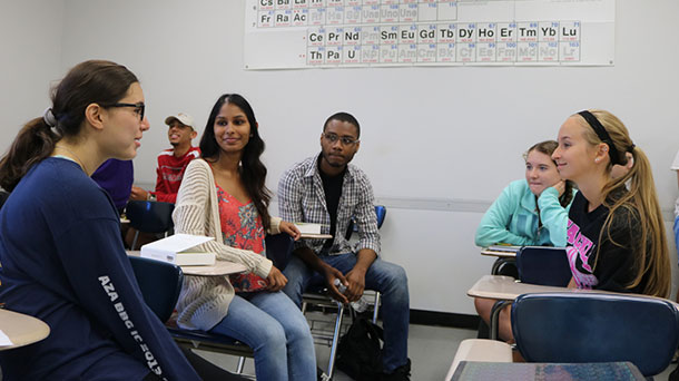 Dna Discussion students conversing