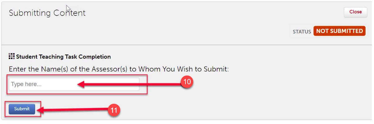 submitting content