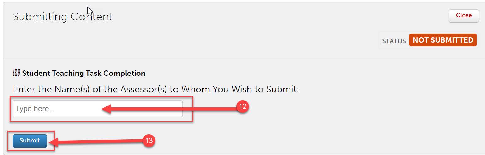submit button