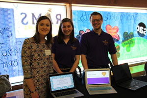 Elizabeth Brunnquell, Reily Corbeil, and James Purnell