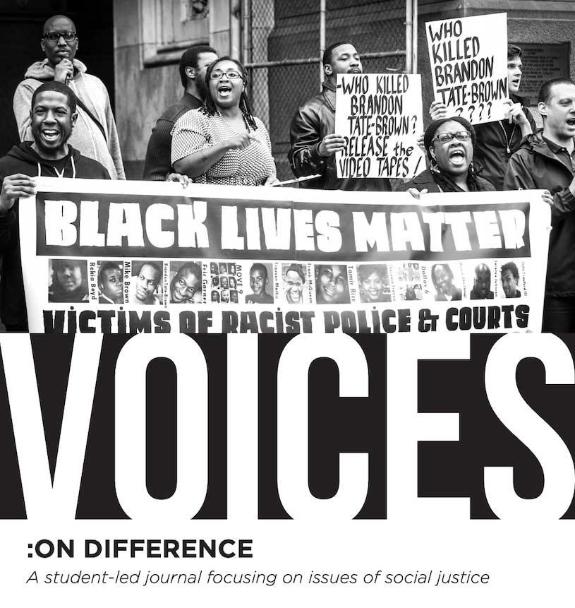A photo of students at a Black Lives Matter protest