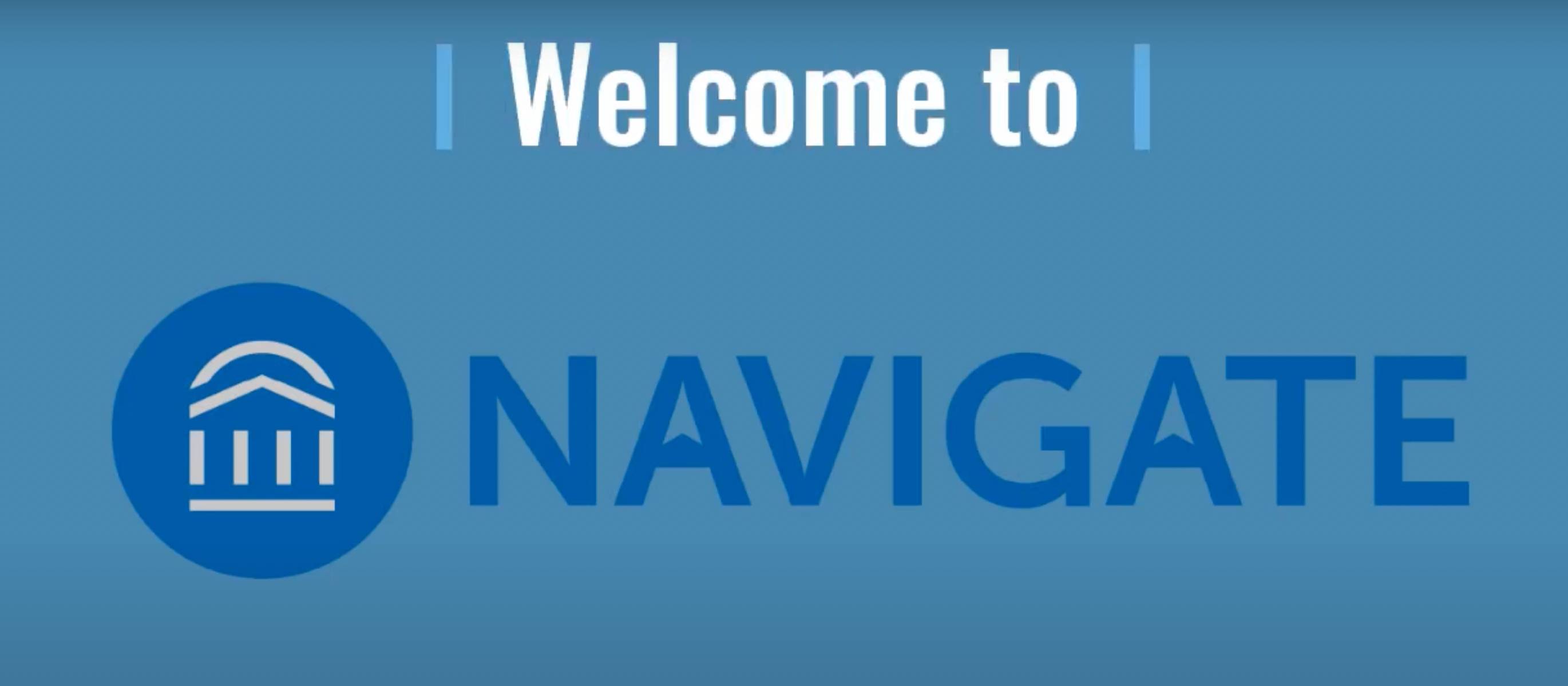 slide reads welcome to navigate