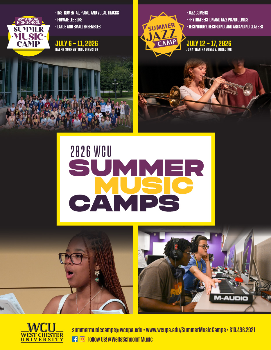 2026 High School Jazz Music Camp Brochure Cover