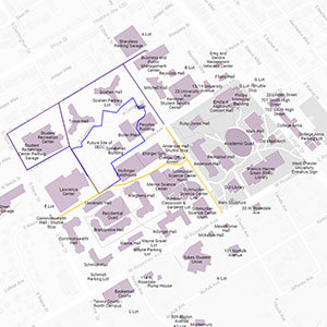 Image of WCU Campus map