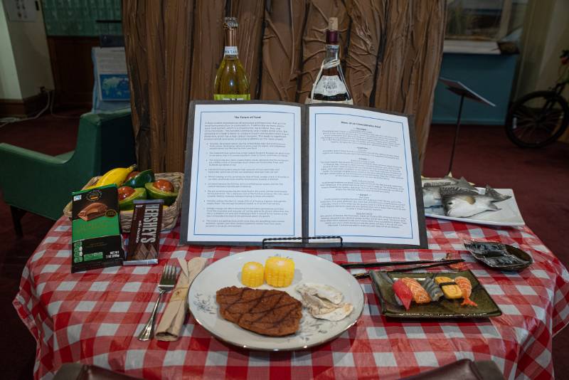 Menu on a table Thumbnail