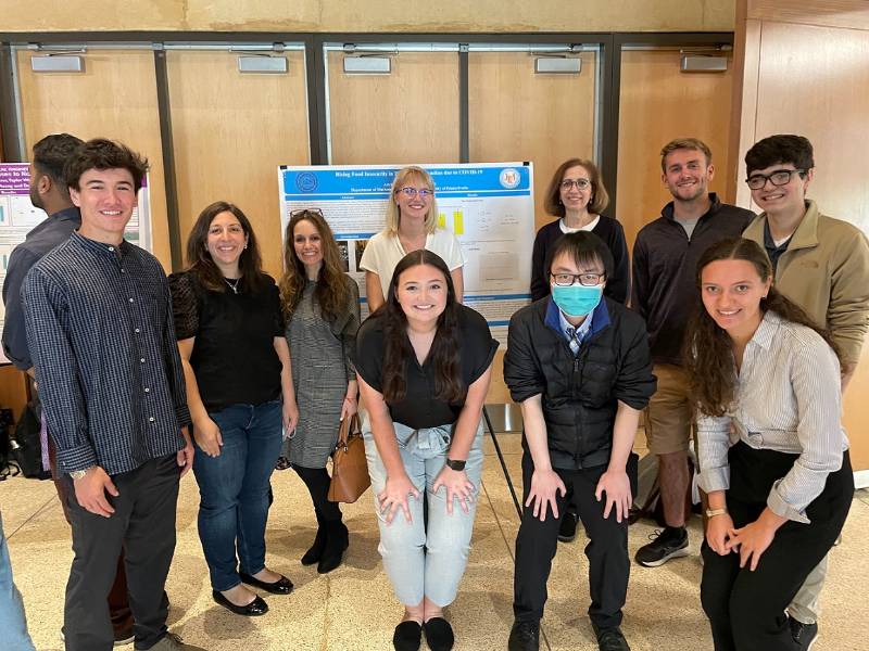 Some students of Professor Laura Pyott