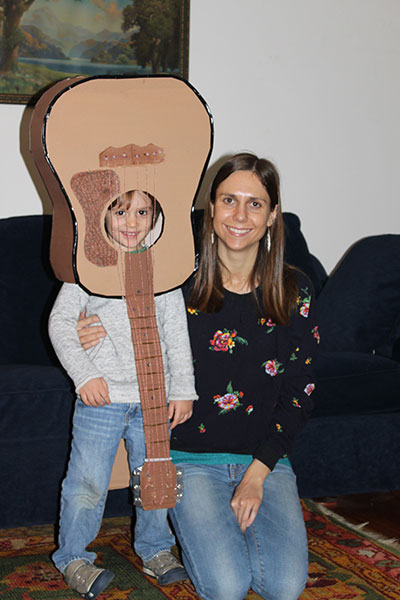 Dr. Brown with her son