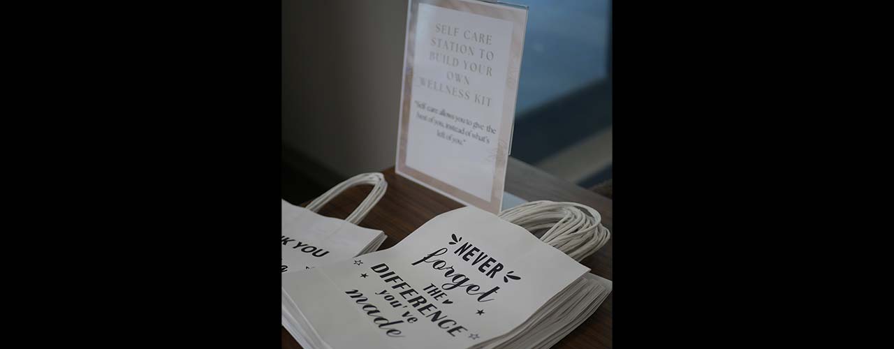 Remembrance bags from event